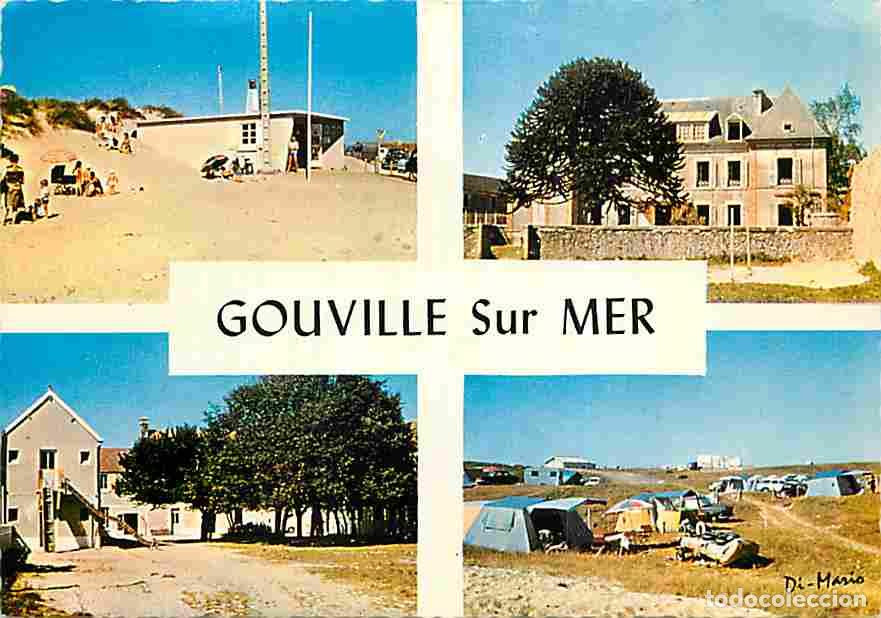 Postais: Francia - 50 - Gouville sur Mer - Multivues - Plage - Camping - Automobiles - CPM - Voir Scans Recto