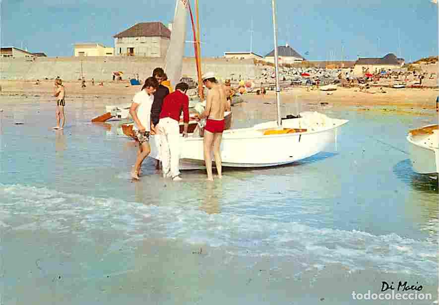 Cartes Postales: Francia - 50 - Hauteville sur Mer - La Plage - CPM - Voir Scans Recto-Verso