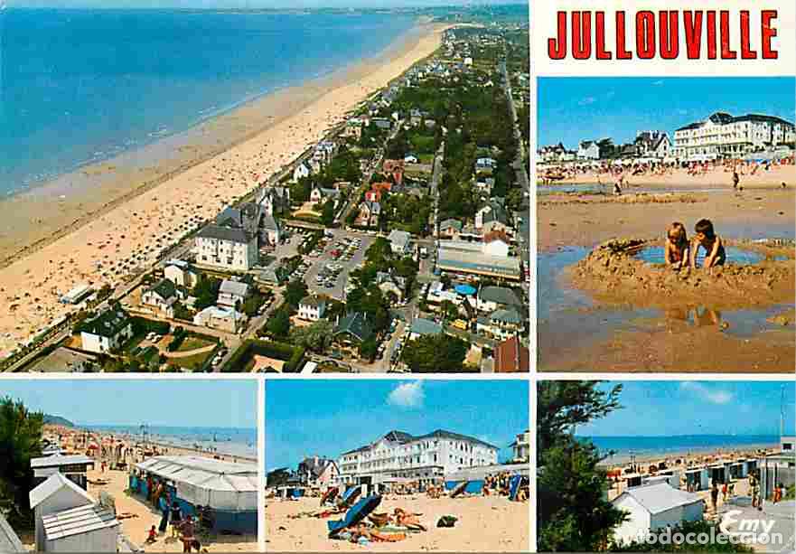 Cartes Postales: Francia - 50 - Jullouville - Multivues - Plage - Flamme Postale - CPM - Voir Scans Recto-Verso