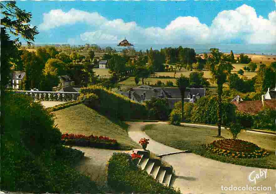 Cartes Postales: Francia - 50 - Saint Jean le Thomas - Vue G&eacute;n&eacute;rale sur la Baie du Mont Saint Michel - Flamme Postale