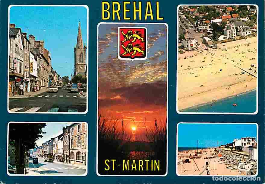 Cartes Postales: Francia - 50 - Saint Martin de Br&eacute;hal - Multivues - Automobiles - Plage - Carte Neuve - CPM - Voir S