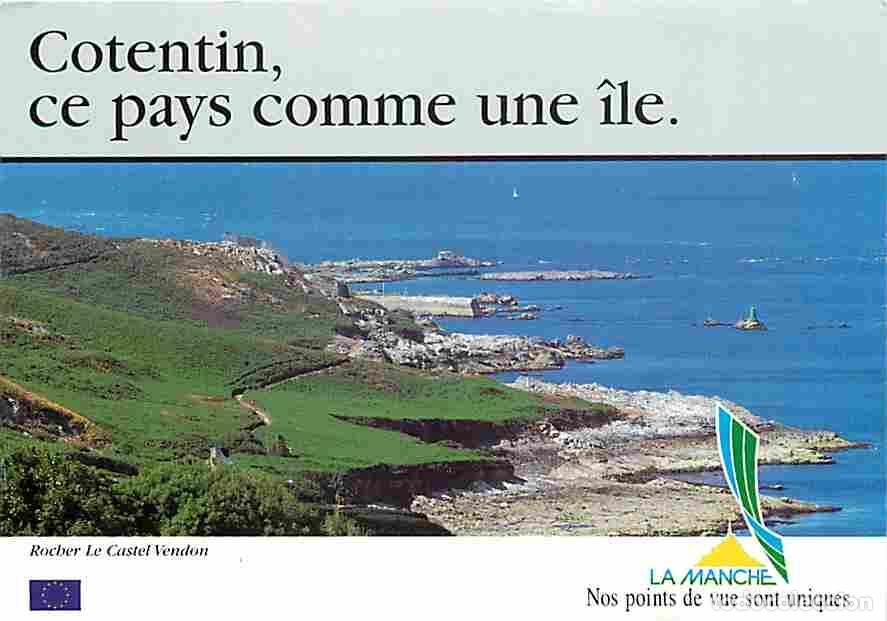 Cartes Postales: Francia - 50 - Manche - Cotentin - Rocher Le Castel Vendon - Carte Neuve - CPM - Voir Scans Recto-Ve