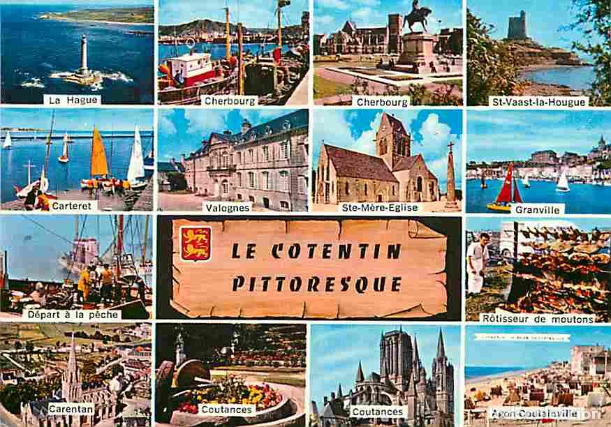 Cartes Postales: Francia - 50 - Manche - Multivues - Bateaux - Rotisseur de moutons - Carte Neuve - CPM - Voir Scans