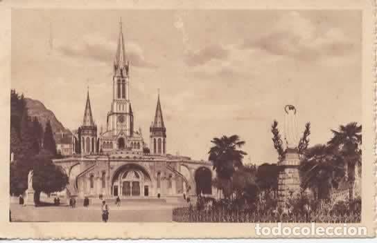 Postales: FRANCIA POSTAL LOURDES BASILIQUE - Foto 1