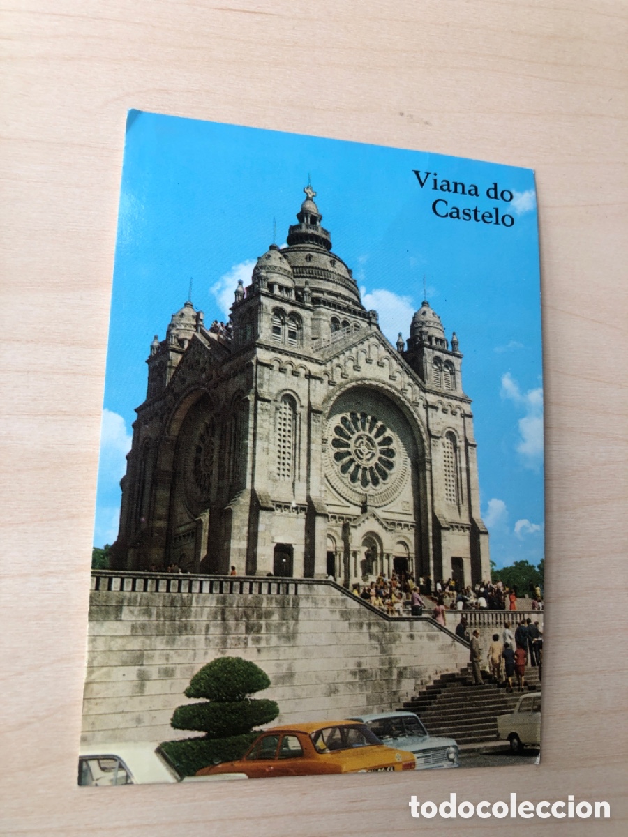 Postales: PORTUGAL, VIANA DO CASTELO, TEMPLO DE SANTA LUZIA - EDI&Ccedil;OES LUSOCOLOR N&ordm; 103 . Circulada. ASM