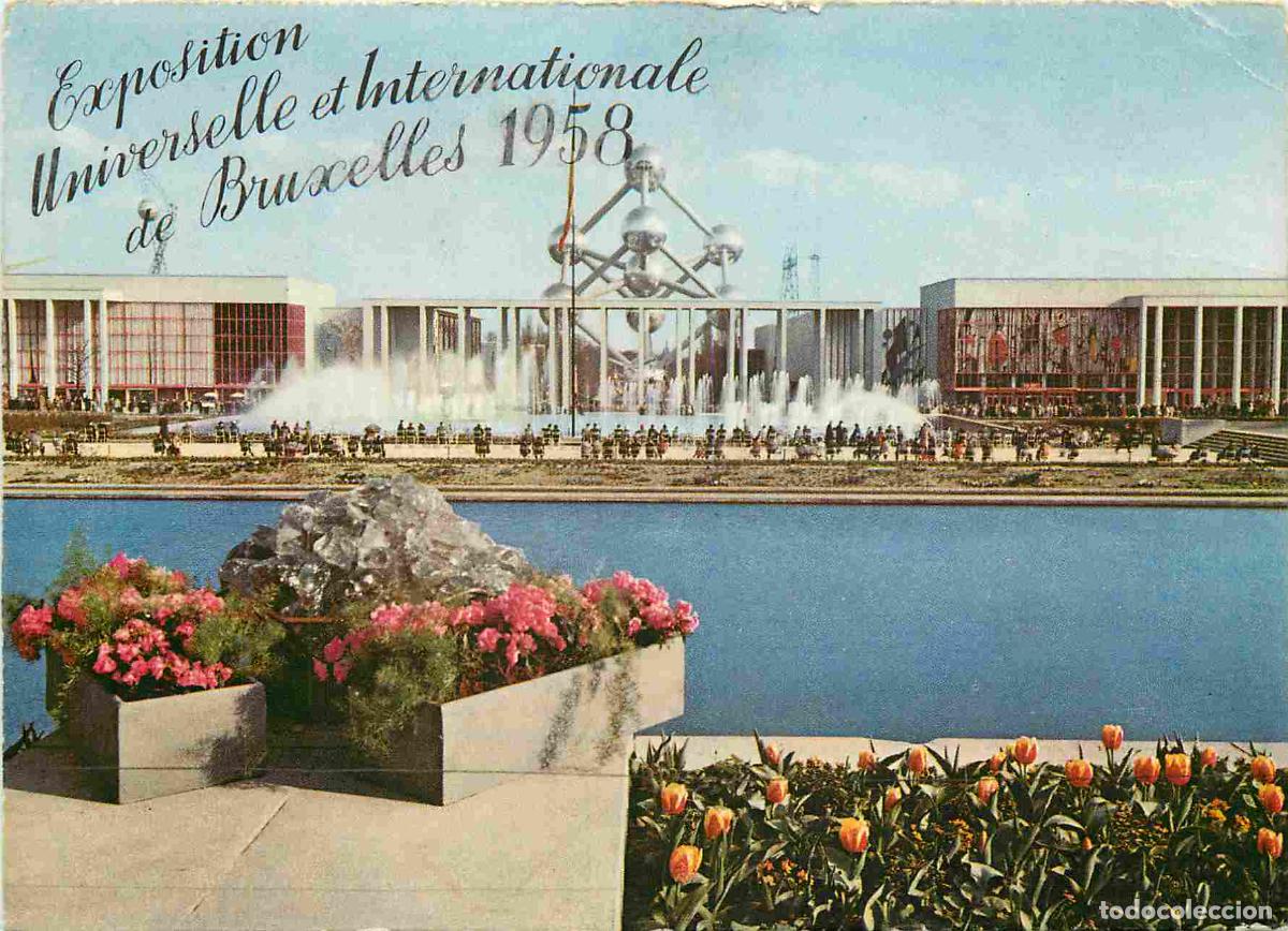 Postais: Belgique - Bruxelles - Brussel - Exposition universelle et internationale de 1958 - Place et portiqu
