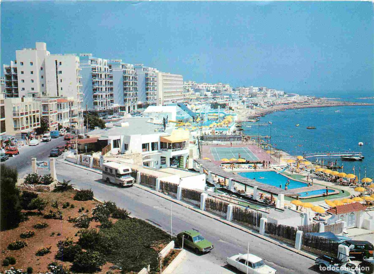 Postkarten: Malte - Qawra - Qawra Coast - Automobiles - immeubles - architecture - CPM - Voir Scans Recto-Verso