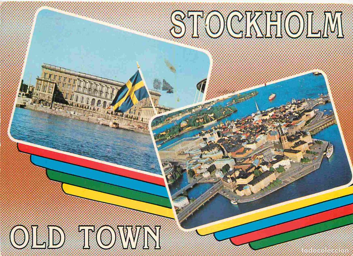 Postales: Su&egrave;de - Sverige - Stockholm - Old Town - Multivues - CPM - Voir Scans Recto-Verso