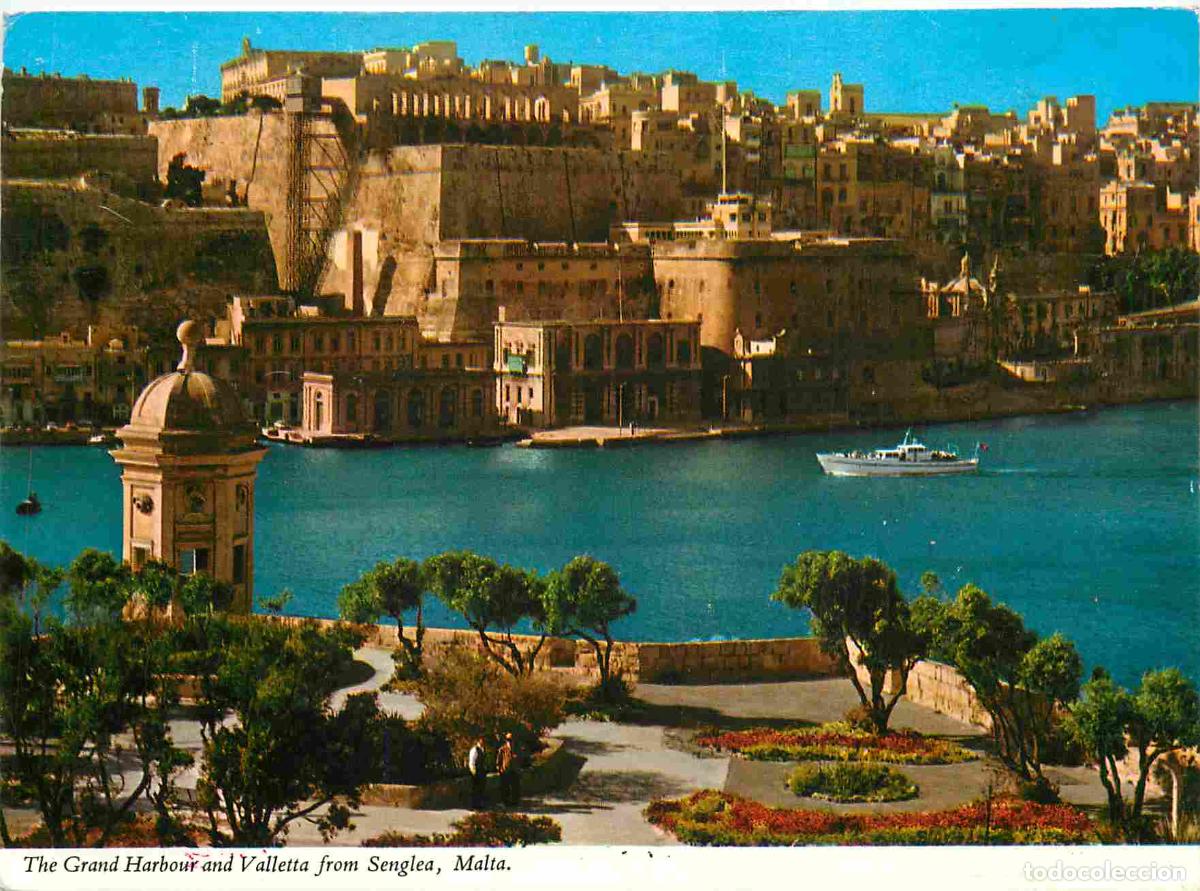 Postales: Malte - Senglea - The Grand Harbomhnd Valletta from Senglea - CPM - Voir Scans Recto-Verso