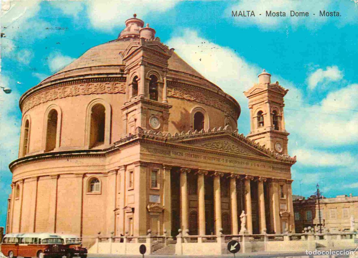 Postales: Malte - Mosta - Mosta Dome - Bus - CPM - Voir Scans Recto-Verso