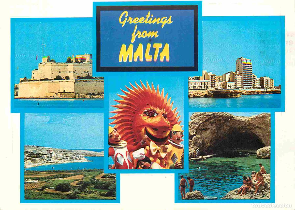 Postales: Malte - Multivues - Voir Timbre - CPM - Voir Scans Recto-Verso