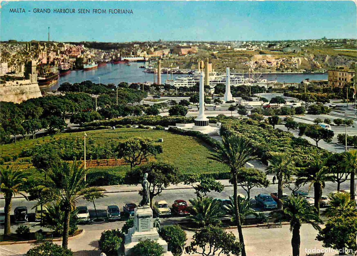 Postales: Malte - Floriana - Grand Harbour seen from Floriana - CPM - Etat froissures - Voir Scans Recto-Verso
