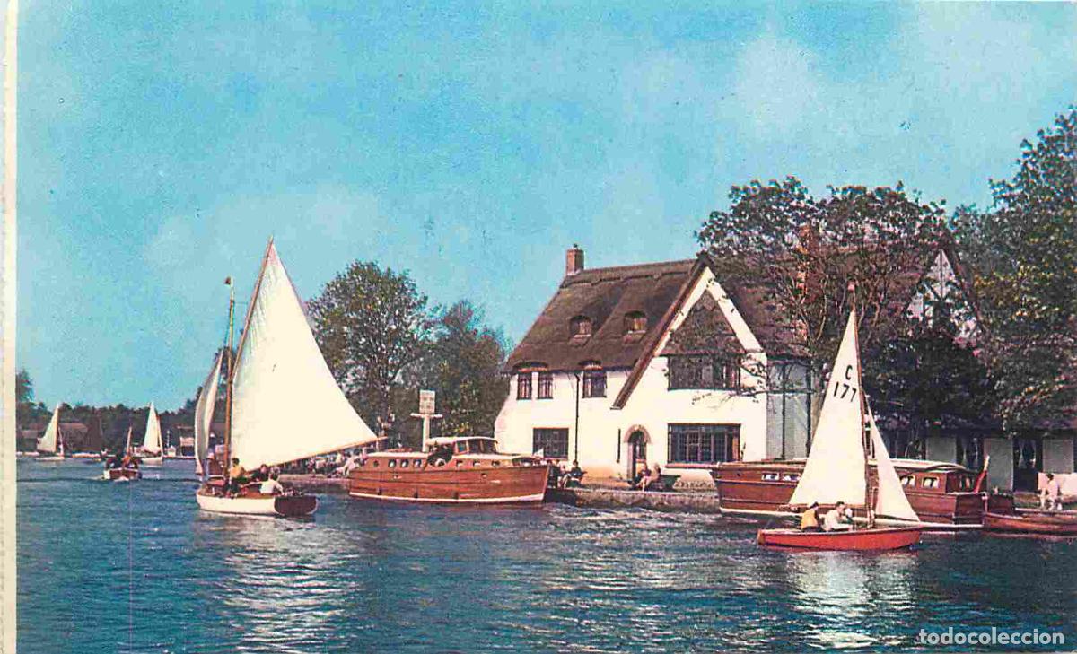 Postales: Royaume-Uni - Horning - River bure at horning - this delightful stretch of the river bure is just be