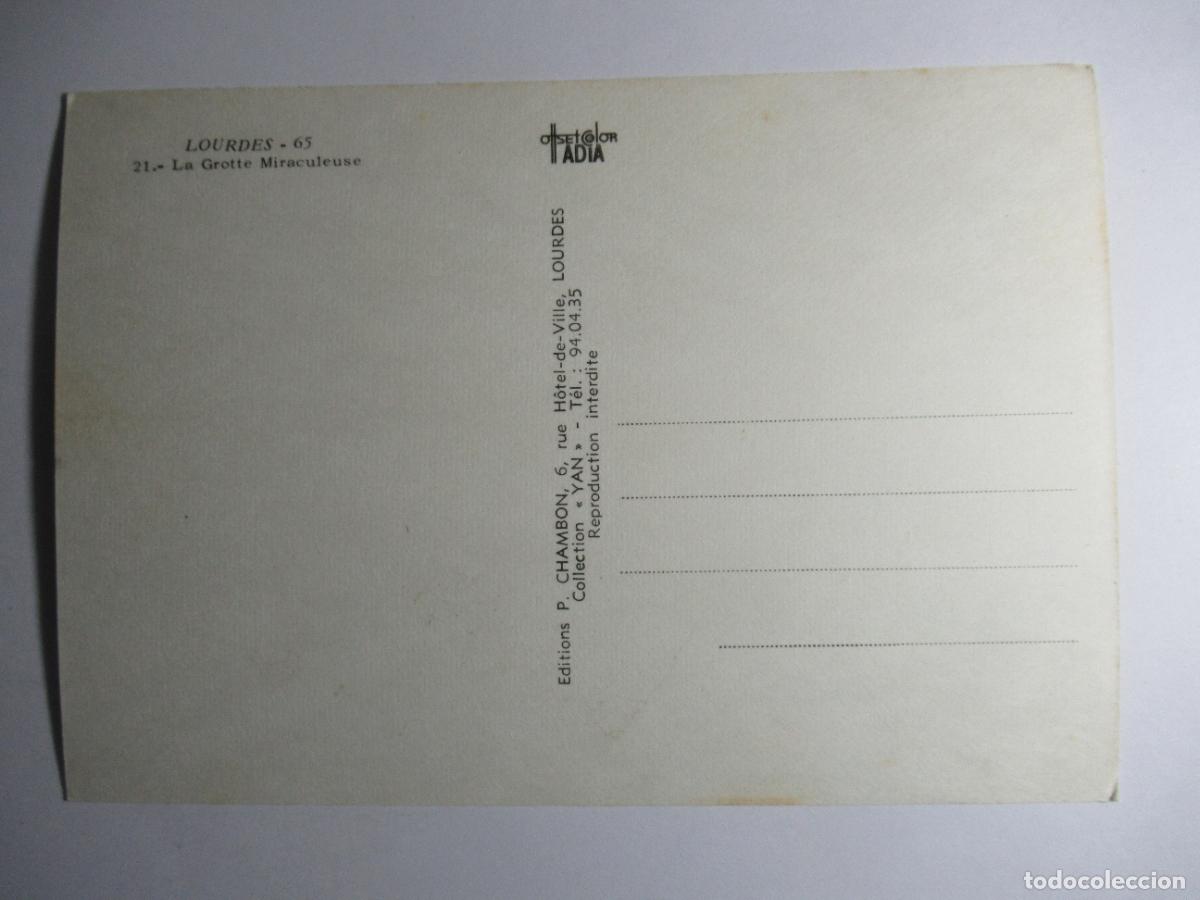 Postales: Lourdes - La Grotte Miraculeuse - Foto 2