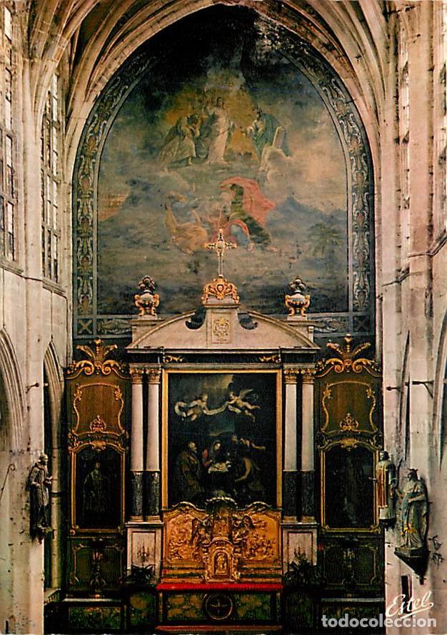 Cartoline: Francia - 51 - S&eacute;zanne - Int&eacute;rieur de l'Eglise Saint-Denis - Ma&icirc;tre-autel du XVIIIe si&egrave;cle - Art Rel