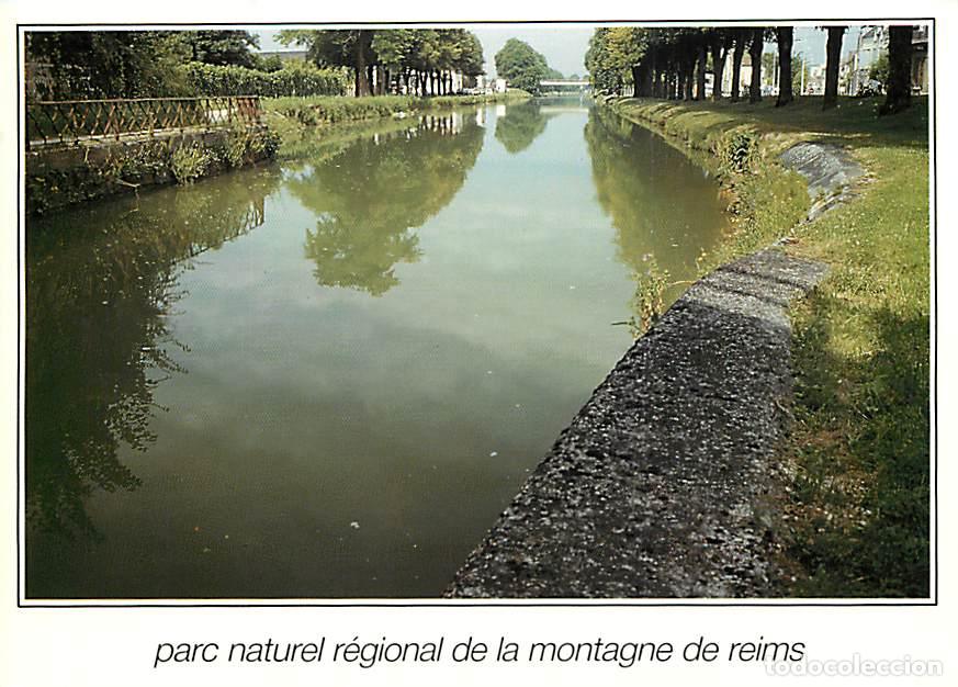 Cartoline: Francia - 51 - Marne - Parc Naturel R&eacute;gional de la Montagne de Reims - Ay-Champagne le canal lat&eacute;ra