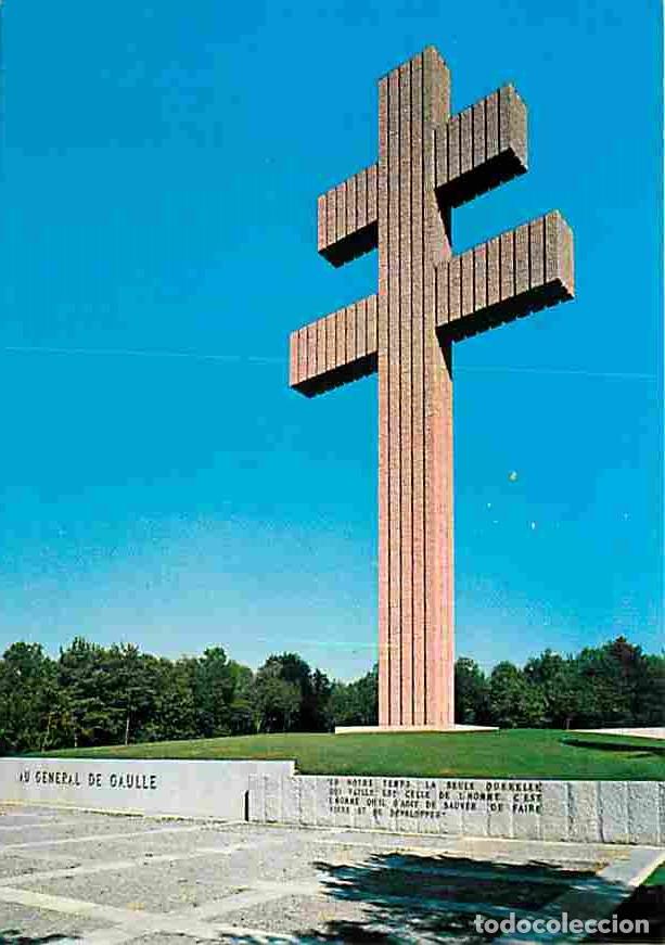 Cartoline: Francia - 52 - Colombey les Deux Eglises - M&eacute;morial du G&eacute;n&eacute;ral de Gaulle - Croix de Lorraine - Carte