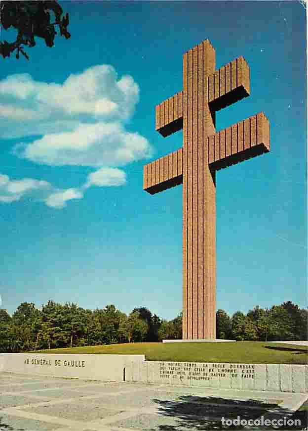 Cartoline: Francia - 52 - Colombey les Deux Eglises - M&eacute;morial du G&eacute;n&eacute;ral de Gaulle - Croix de Lorraine - Carte