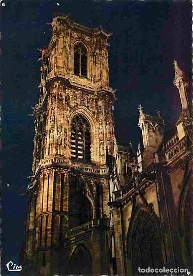 Postales: Francia - 58 - Nevers - La Cath&eacute;drale Saint Cyr - Tour - Vue de Nuit - CPM - Voir Scans Recto-Verso