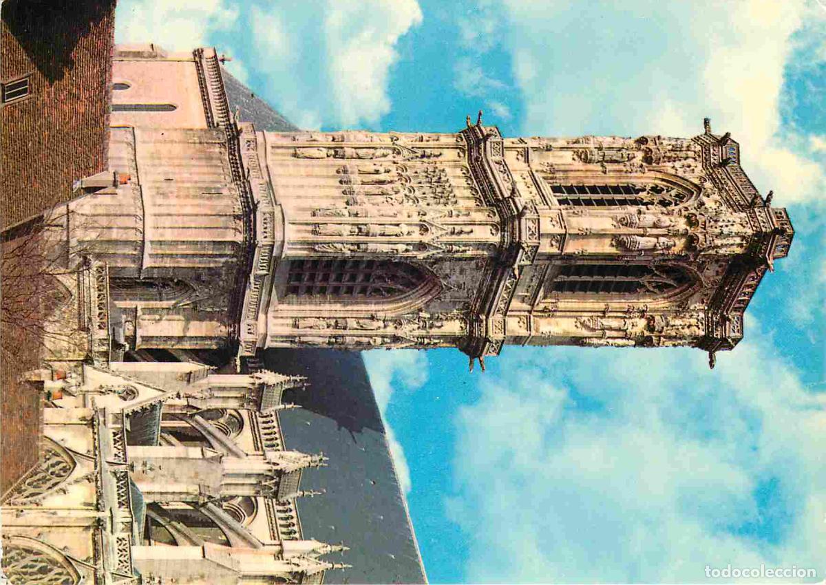 Postales: Francia - 58 - Nevers - Cath&eacute;drale Saint-Cyr - Tour Bohier - Les deux &eacute;tages sup&eacute;rieurs - CPM - Voir