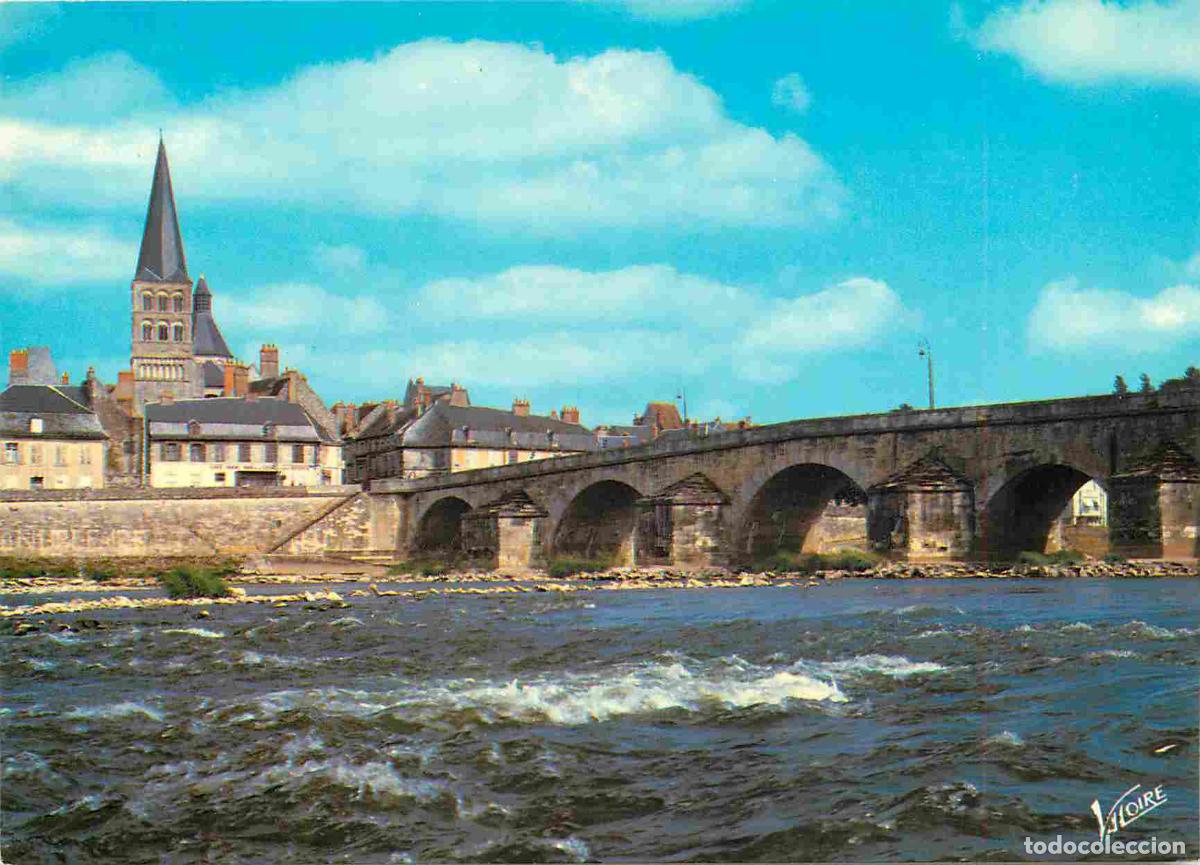Postales: Francia - 58 - La Charit&eacute; sur Loire - Le pont de Loire - A gauche la tour Sainte-Croix - CPM - Carte