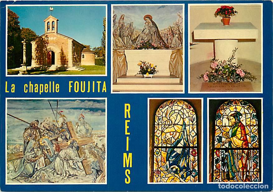Cartoline: Francia - 51 - Reims - Chapelle N.-D.-de-la-Paix du peintre Foujita - Multivues - CPM - Carte Neuve