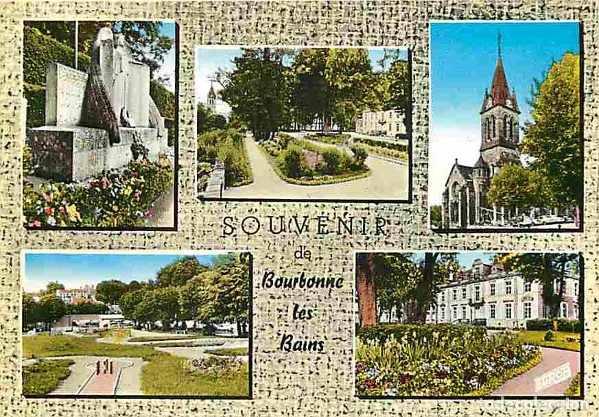 Postais: Francia - 52 - Bourbonne les Bains - Multivues - Mini Golf - Flamme Postale - CPM - Voir Scans Recto