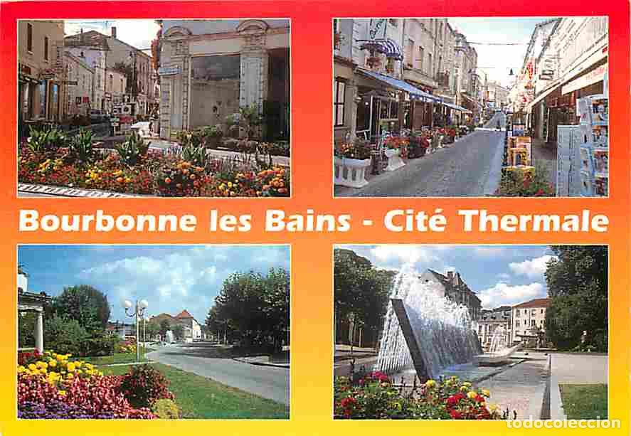 Postais: Francia - 52 - Bourbonne les Bains - Multivues - Fleurs - Flamme Postale - CPM - Voir Scans Recto-Ve