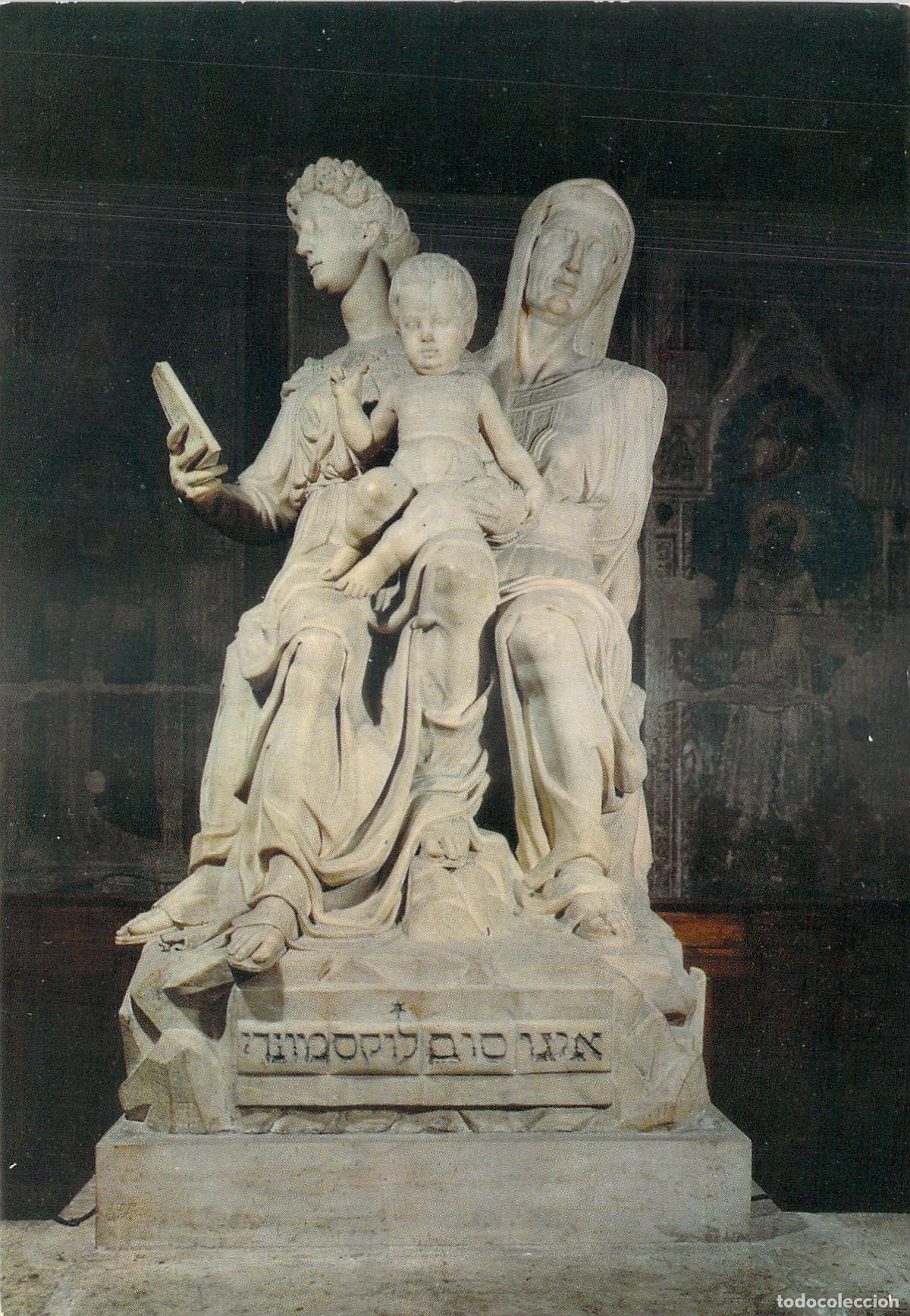 Cartoline: Postal Florencia Orsanmichele, Escultura Santa Ana, la Virgen y el Ni&ntilde;o