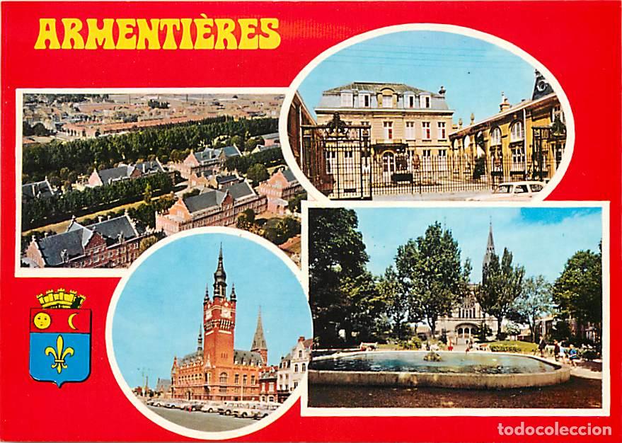 Postais: Francia - 59 - Armenti&egrave;res - Multivues - Blasons - Carte Neuve - CPM - Voir Scans Recto-Verso