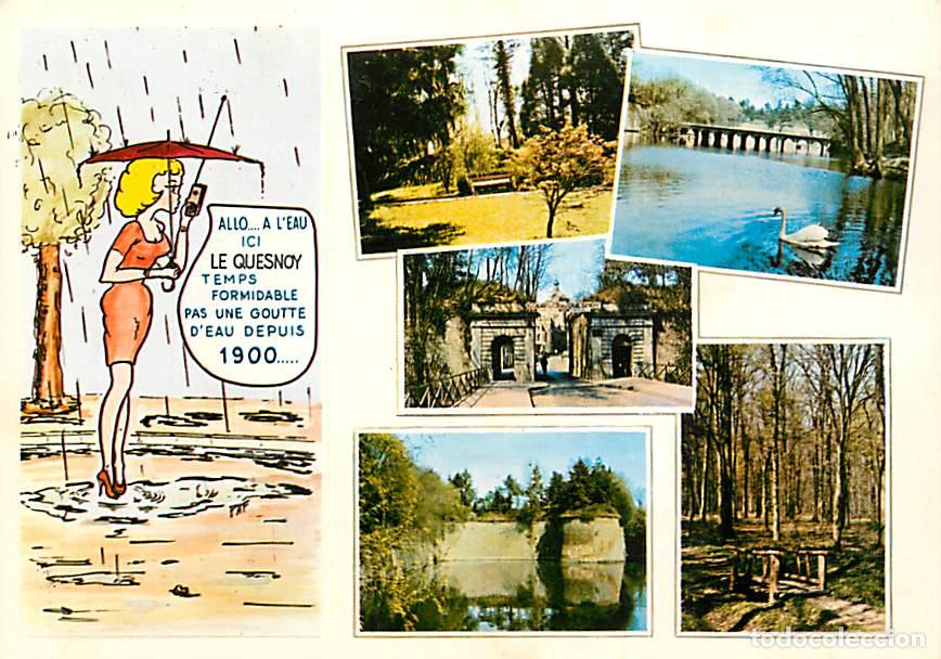 Postcards: Francia - 59 - Le Quesnoy - Multivues - Dessin Humoristique - CPM - Voir Scans Recto-Verso