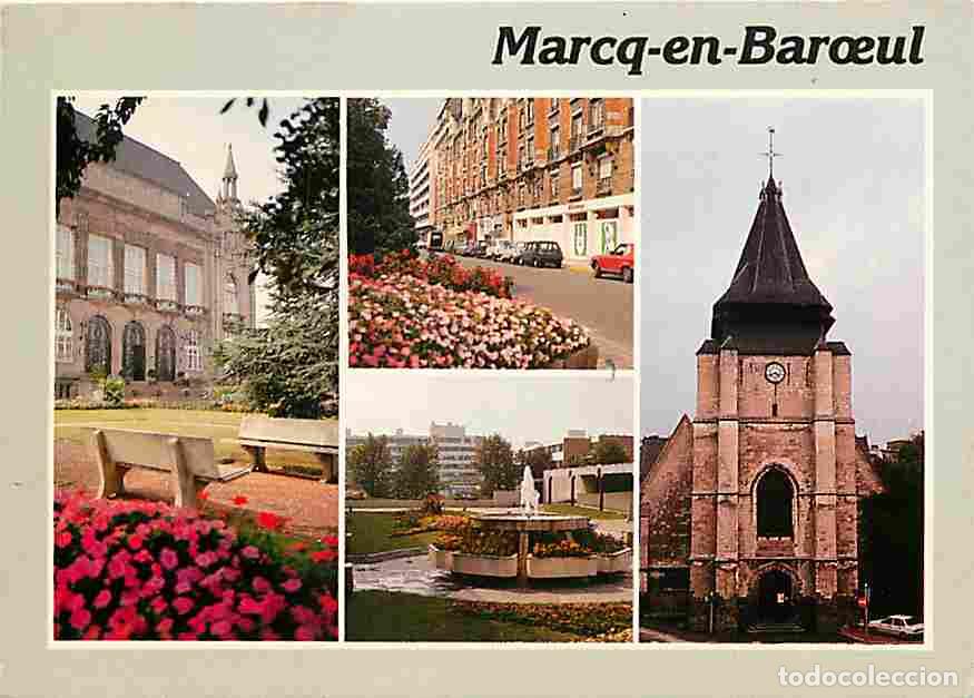 Postcards: Francia - 59 - Marcq en Baroeul - Multivues - Automobiles - Fleurs - CPM - Voir Scans Recto-Verso