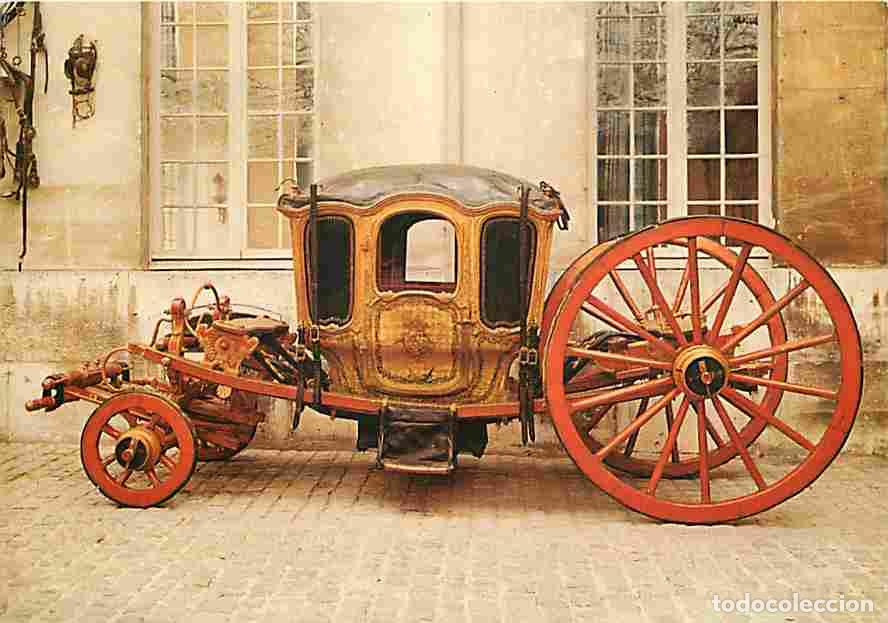 Cartoline: Francia - 60 - Compi&egrave;gne - Mus&eacute;e National de la Voiture - Berline de voyage des Rois d'Espagne - Car