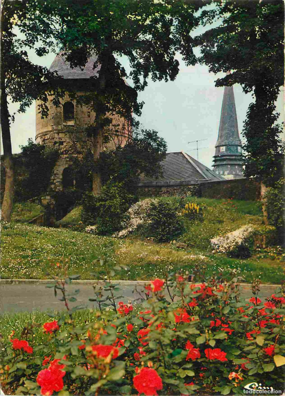 Postales: Francia - 60 - M&eacute;ru - La tour des Conti et le clocher de l'&eacute;glise - CPM - Oblit&eacute;ration ronde - Voir