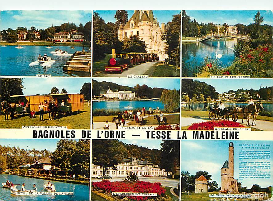 Cartoline: Francia - 61 - Bagnoles de l'Orne - Multivues - Chevaux - Petit Train - CPM - Voir Scans Recto-Verso