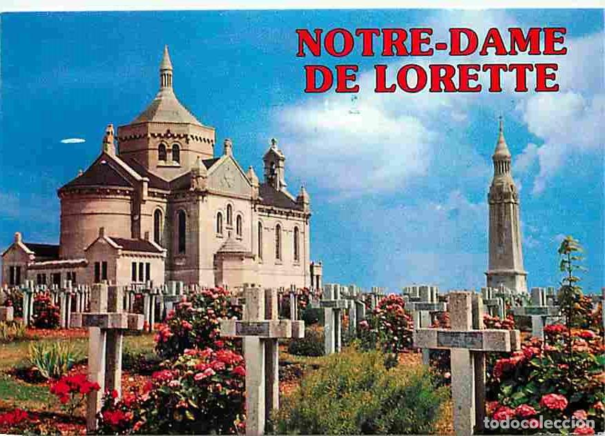 Postales: Francia - 62 - Notre Dame de Lorette - Le cim&eacute;ti&egrave;re national - La chapelle - La Tour - CPM - Voir Sc