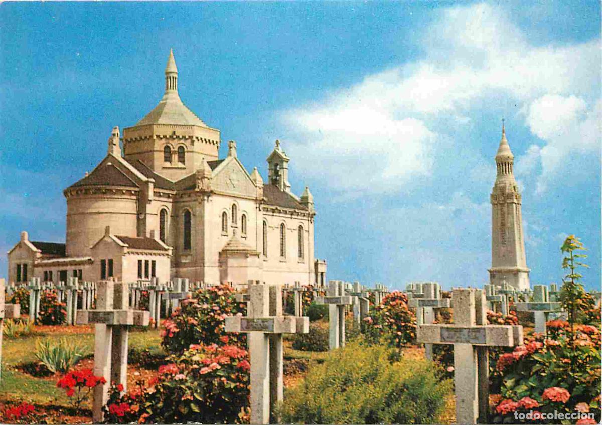 Postales: Francia - 62 - Notre Dame de Lorette - Le Cimeti&egrave;re Militaire - La Chapelle et la Tour - CPM - Voir