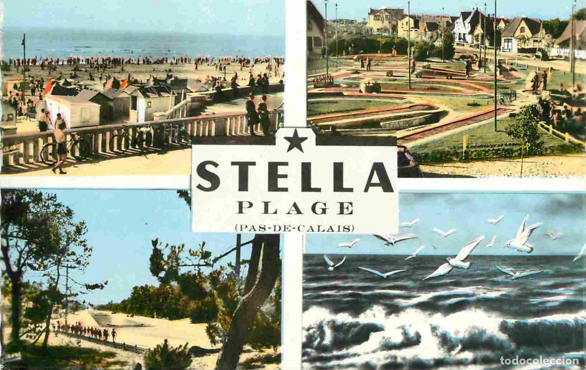 Cartes Postales: Francia - 62 - Stella Plage - Multivues - Mini Golf - Carte Dentel&eacute;e - CPSM format CPA - Voir Scans