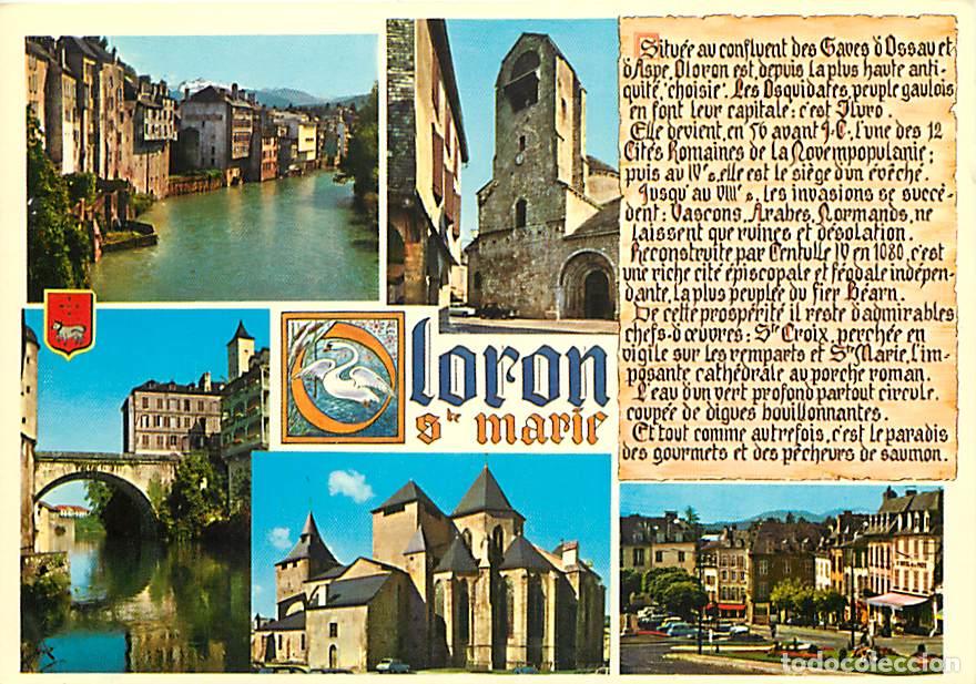 Postales: Francia - 64 - Oloron Sainte Marie - Multivues - Blasons - Carte Collection d'Art Pyr&eacute;n&eacute;en - Carte N