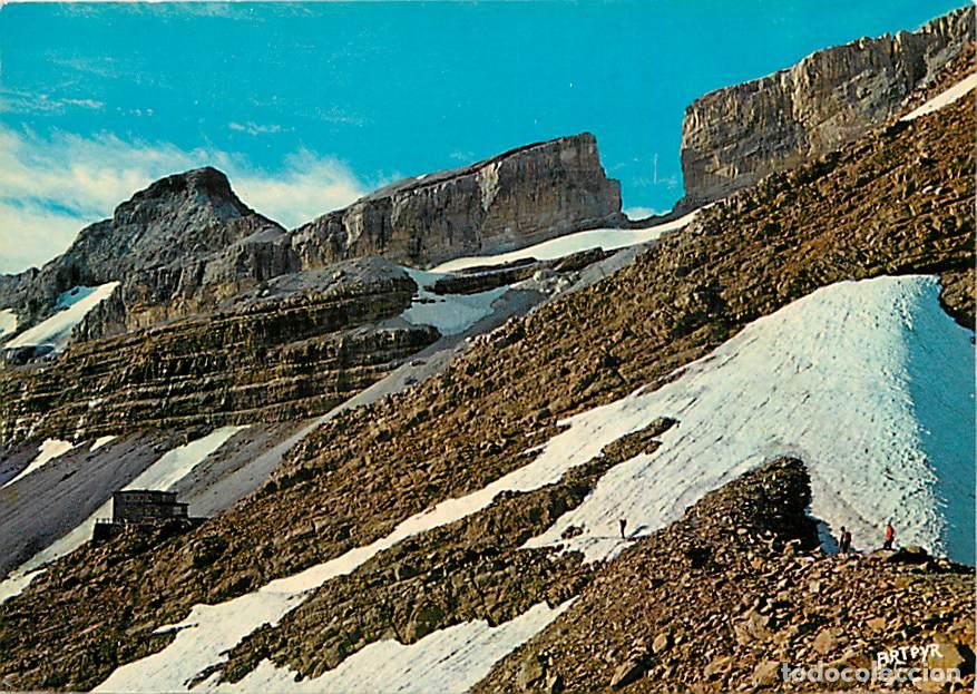 Postales: Francia - 65 - Gavarnie - Le Cirque de Gavarnie - La Br&egrave;che de Roland - Le Casque - Le refuge du C.A