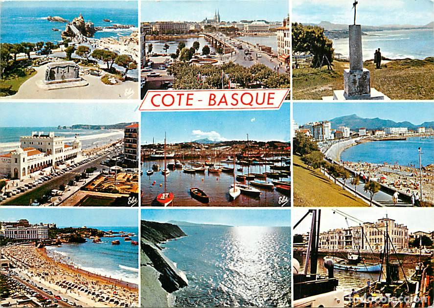 Cartoline: Francia - 64 - Pyr&eacute;n&eacute;es Atlantiques - Pays Basque - Cote Basque - Multivues - Flamme Postale de Sain