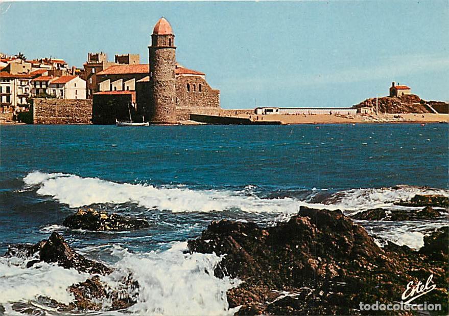 Postales: Francia - 66 - Collioure - Le vieux port et son clocher autrefois tour du phare - CPM - Voir Scans
