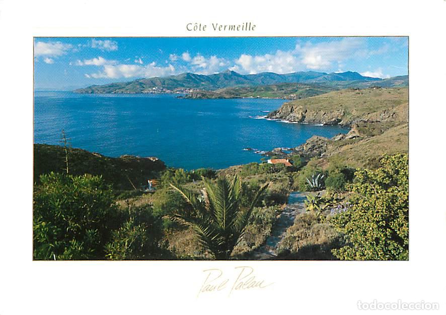 Postcards: Francia - 66 - Pyr&eacute;n&eacute;es Orientales - La C&ocirc;te Vermeille - Pr&egrave;s du Cap B&eacute;ar - au loin Banyuls-sur-Mer