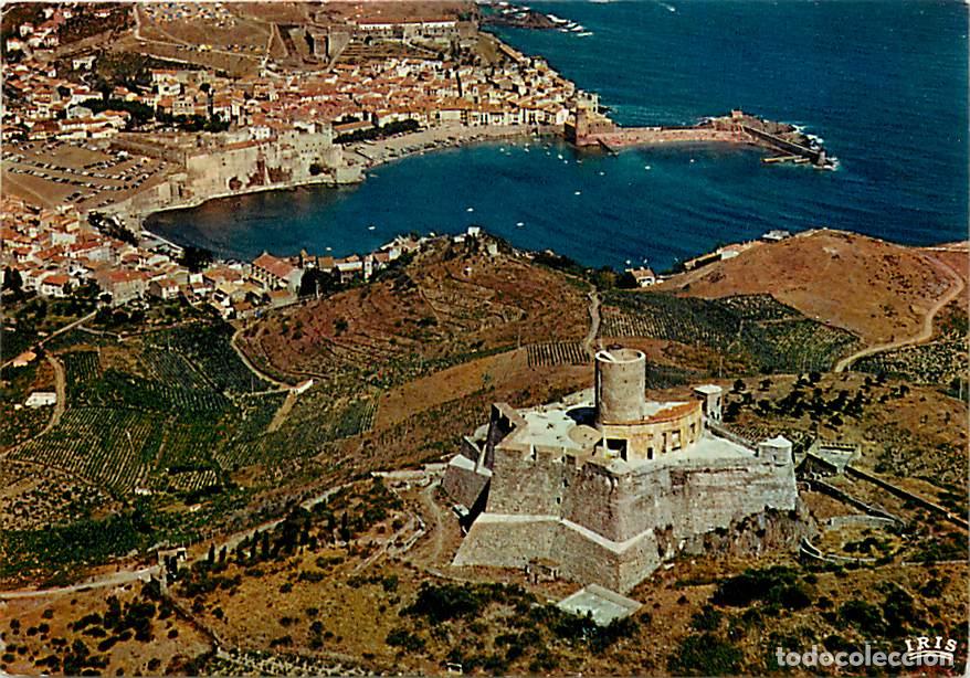 Postcards: Francia - 66 - Collioure - Le fort et vue g&eacute;n&eacute;rale - Vue a&eacute;rienne - CPM - Voir Scans Recto-Verso