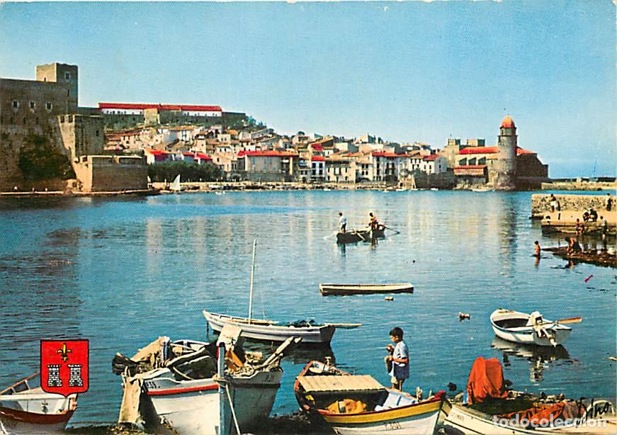 Postcards: Francia - 66 - Collioure - C&eacute;l&egrave;bre petit port Catalan - Le Ch&acirc;teau des Templiers et le Clocher de l'