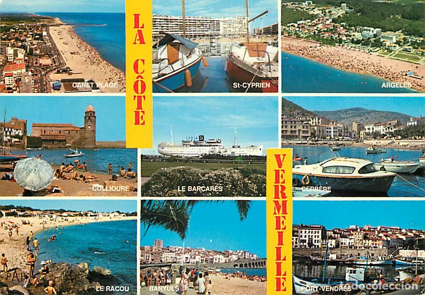 Postcards: Francia - 66 - Pyr&eacute;n&eacute;es Orientales - La C&ocirc;te Vermeille - Multivues - Bateaux - CPM - Voir Scans Rect
