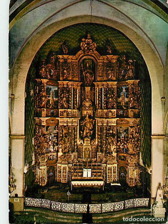 Postcards: Francia - 66 - Collioure - Int&eacute;rieur de l'Eglise fortifi&eacute;e - Le R&eacute;table en bois dor&eacute; datant du XVIIe