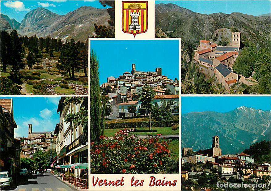 Postcards: Francia - 66 - Vernet les Bains - Multivues - Automobiles - Blasons - CPM - Voir Scans Recto-Verso