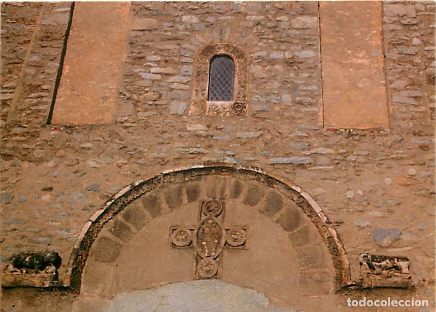 Postcards: Francia - 66 - Arles sur Tech - Eglise Sainte Marie - Tympan - D&eacute;cor d'une Croix Bysantine - CPM - V