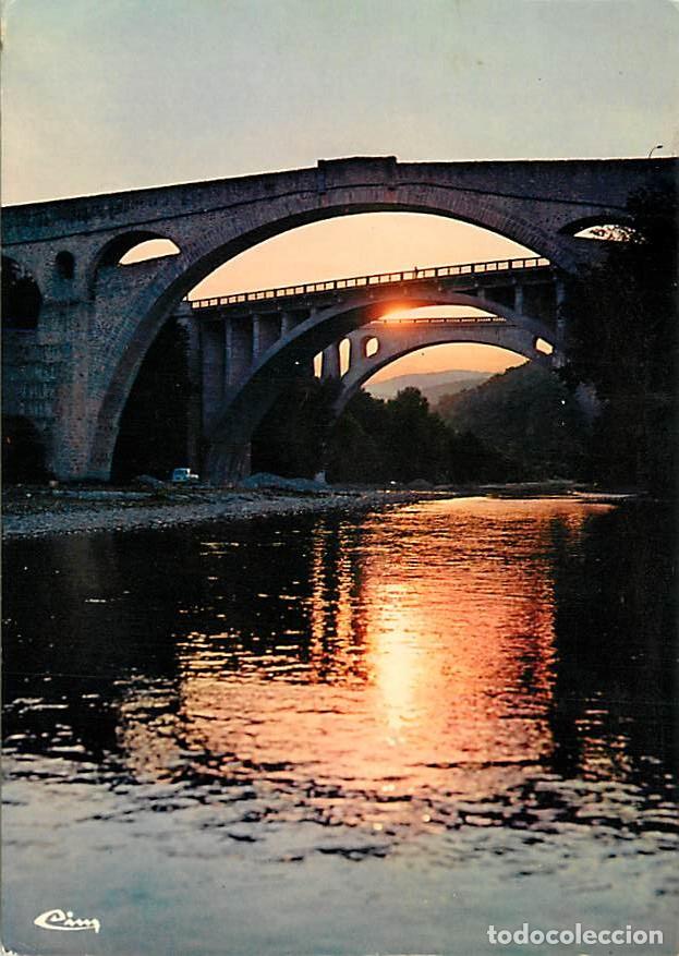 Cartoline: Francia - 66 - C&eacute;ret - Coucher de soleil sur les 3 ponts - CPM - Voir Scans Recto-Verso